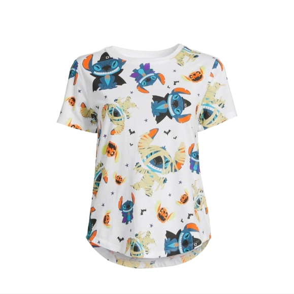 Disney Stitch Halloween T Shirt/Top - Picture 3 of 7